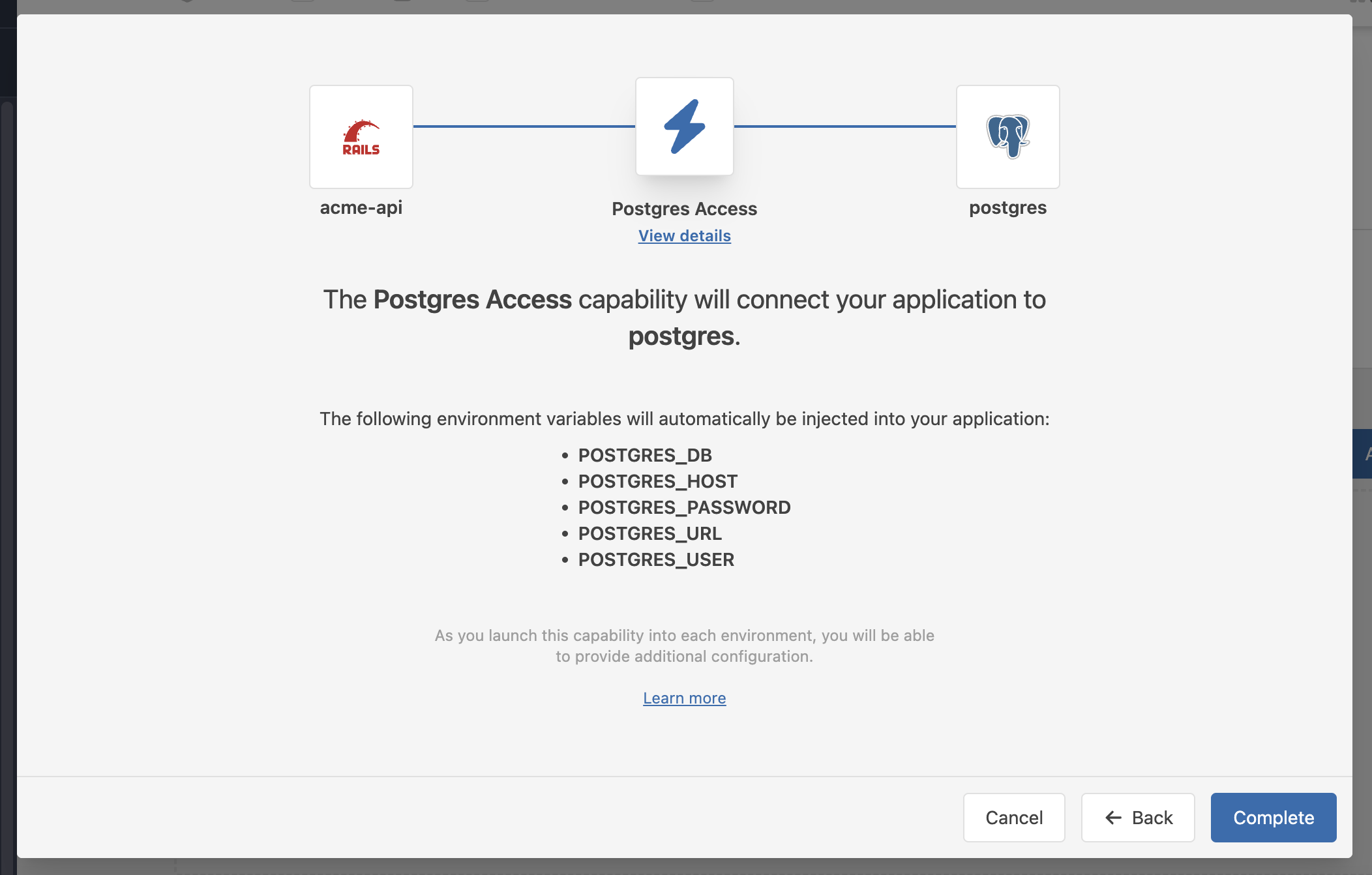 Add Datastore Capability - Confirmation