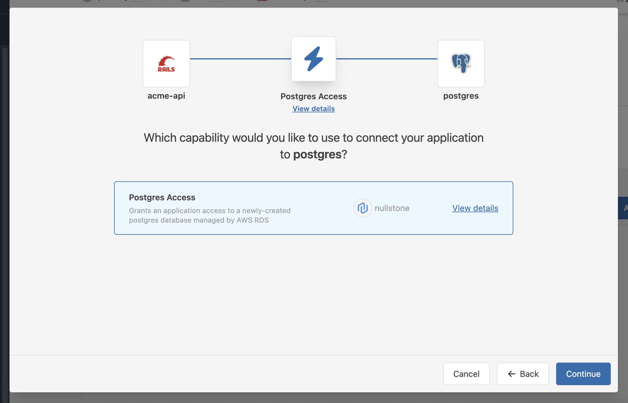 Add Datastore Capability - Select Module