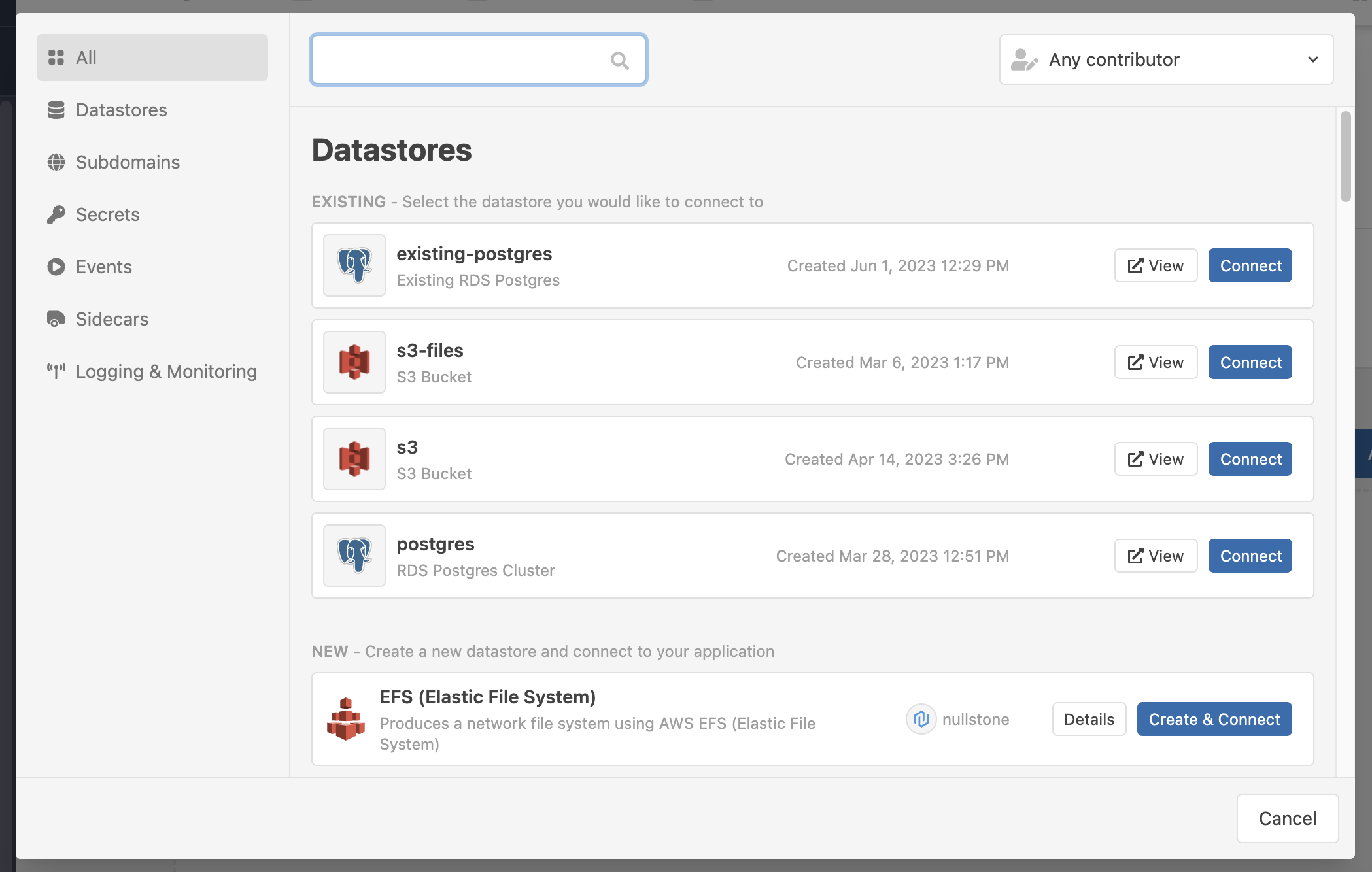 Add Datastore Capability