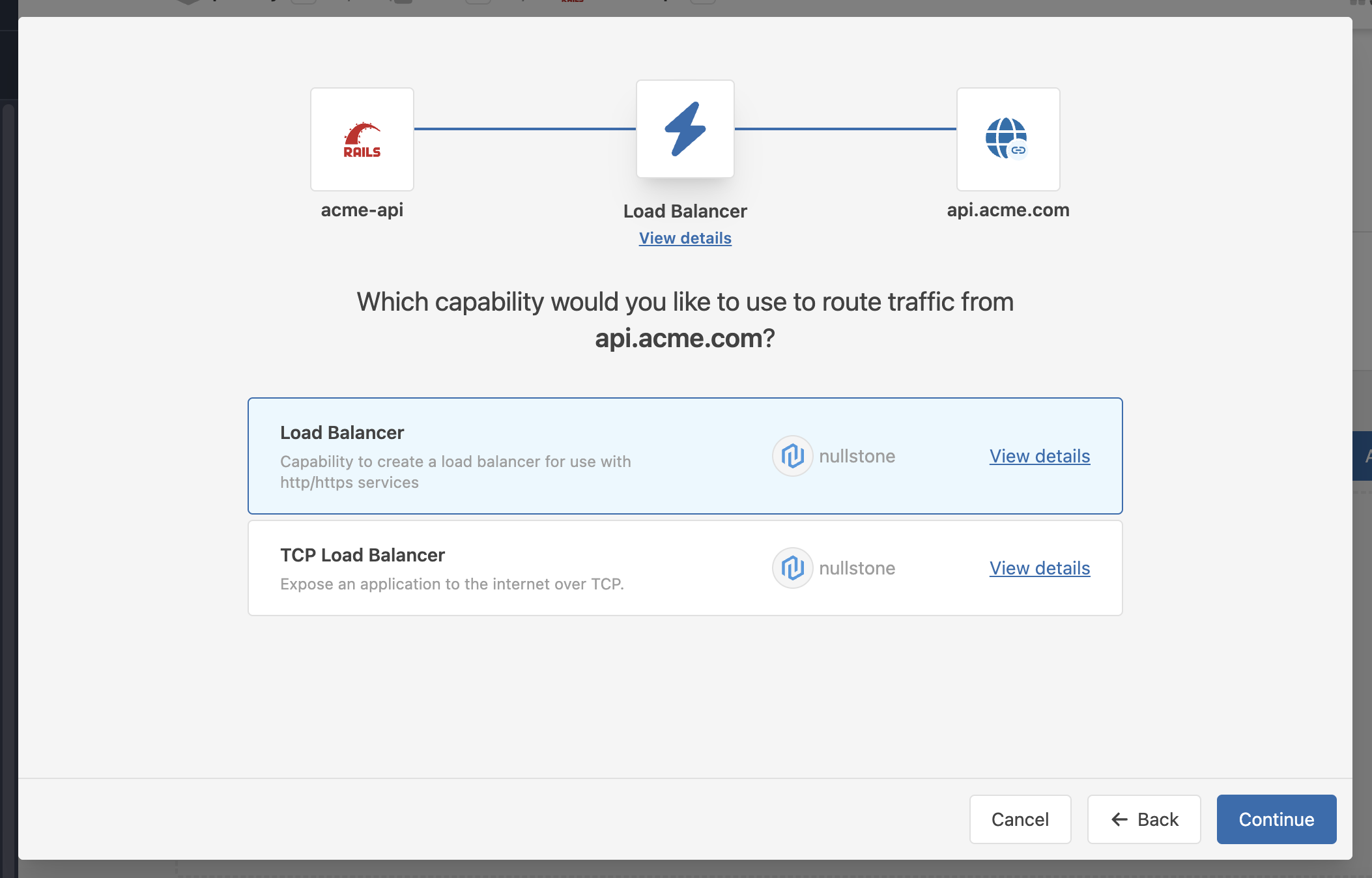 Add Subdomain Capability - Select Module