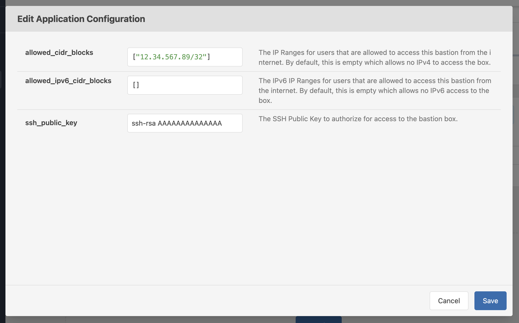 Configure Bastion